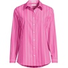 image:imageLands End Womens Pinwale Cord Long Sleeve ShirtApple BlossomWhite Stripe
