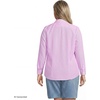 image:imageLands End Womens Pinwale Cord Long Sleeve ShirtAster PinkWhite Micro Stripe