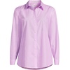 image:imageLands End Womens Pinwale Cord Long Sleeve ShirtAster PinkWhite Micro Stripe