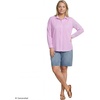 image:imageLands End Womens Pinwale Cord Long Sleeve ShirtAster PinkWhite Micro Stripe