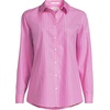 image:imageLands End Womens Pinwale Cord Long Sleeve ShirtBright Pink Stripe