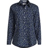 image:imageLands End Womens Pinwale Cord Long Sleeve ShirtDeep Sea Multi Floral Vine