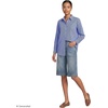 image:imageLands End Womens Pinwale Cord Long Sleeve ShirtSapphire Gem Thin Stripes
