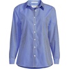 image:imageLands End Womens Pinwale Cord Long Sleeve ShirtSapphire Gem Thin Stripes