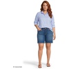 image:imageLands End Womens Pinwale Cord Long Sleeve ShirtSoft Sky Blue Stripe