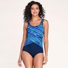 image:imageLands End Womens Tummy Control SwimsuitOmbre