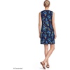 image:imageWomens Cotton Jersey Notch Neck Dress with SoutacheDeep Sea Poppy Floral