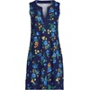 image:imageWomens Cotton Jersey Notch Neck Dress with SoutacheDeep Sea Poppy Floral