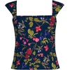 image:imageWomens Square Neck Underwire Square Back Tankini Swimsuit TopDeep Sea Multi Garden Floral