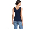 image:imageWomens Variegated Micro Rib Lace Trim CamiDeep Sea Navy