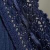 image:imageWomens Variegated Micro Rib Lace Trim CamiDeep Sea Navy