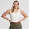 image:imageWomens Variegated Micro Rib Lace Trim CamiIvory