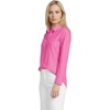 image:imageLands End Womens Pinwale Cord Long Sleeve ShirtApple BlossomWhite Stripe