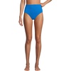 image:imageLands End Womens Ribbed Smoothing High Waisted Bikini BottomsBright Cerulean