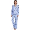 Cobalt Floral/Blue Stripe