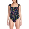 image:imageWomens Square Neck Underwire Square Back Tankini Swimsuit TopDeep Sea Multi Garden Floral