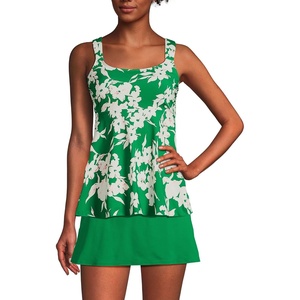 image:imageLands End Womens Flutter Tankini TopFresh Grass Painted Flower