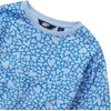image:imageLands End Girls Crew Neck Embroidered SweatshirtTossed HeartsVista Blue