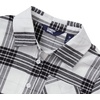 image:imageLands End Girls Flannel ShirtBlackIvory Plaid