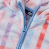 image:imageLands End Girls Softest Fleece JacketCoral Blush Plaid