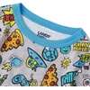 image:imageLands End Kids Pattern Snug Fit Pajama SetGamer AliensGray