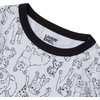 image:imageLands End Kids Pattern Snug Fit Pajama SetMulti DogsWhite