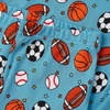 image:imageLands End Kids Pattern Snug Fit Pajama SetMulti Sport BallsLight Blue