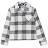 image:imageLands End Girls Flannel ShirtBlackIvory Plaid