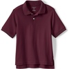 image:imageLands End School Uniform Kids Short Sleeve Interlock Polo ShirtBurgundy