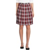 image:imageSchool Uniform Womens Plaid Skort Top of KneeRedGraphite Plaid