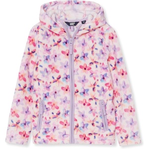 image:imageLands End Girls Softest Fleece JacketFloral MultiPink Mist