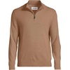 image:imageLands End Mens Fine Gauge Cashmere Quarter ZipClassic Camel