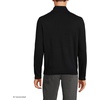 image:imageLands End Mens Long Sleeve Fine Gauge Cotton Quarter Zip SweaterBlack