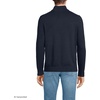 image:imageLands End Mens Long Sleeve Fine Gauge Cotton Quarter Zip SweaterRadiant Navy