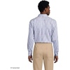image:imageLands End Mens Traditional Fit Solid No Iron AmericanGrown Supima Pinpoint Buttondown Collar Dress ShirtBrownBlue Sky Plaid