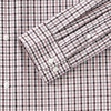 image:imageLands End Mens Traditional Fit Solid No Iron AmericanGrown Supima Pinpoint Buttondown Collar Dress ShirtBurgundyMauve Multi Check