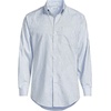image:imageLands End Mens Traditional Fit Solid No Iron AmericanGrown Supima Pinpoint Buttondown Collar Dress ShirtMuted CobaltNavy Stripe