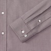 image:imageLands End Mens Traditional Fit Solid No Iron AmericanGrown Supima Pinpoint Buttondown Collar Dress ShirtRich BurgundyWhite Puppytooth
