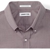 image:imageLands End Mens Traditional Fit Solid No Iron AmericanGrown Supima Pinpoint Buttondown Collar Dress ShirtRich BurgundyWhite Puppytooth