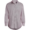 image:imageLands End Mens Traditional Fit Solid No Iron AmericanGrown Supima Pinpoint Buttondown Collar Dress ShirtRich BurgundyWhite Puppytooth