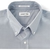 image:imageLands End Mens Traditional Fit Solid No Iron AmericanGrown Supima Pinpoint Buttondown Collar Dress ShirtVintage SteelWhite Puppytooth