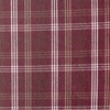 image:imageMens Traditional Fit Long Sleeve Travel Kit ShirtBurgundyCoffeeTaupe Plaid