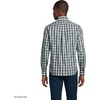 image:imageMens Traditional Fit Long Sleeve Travel Kit ShirtMuted Mineral AquaBlue Plaid