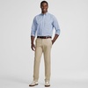 image:imageMens Traditional Fit Long Sleeve Travel Kit ShirtRadiant NavyClear Blue Plaid