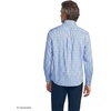image:imageMens Traditional Fit Long Sleeve Travel Kit ShirtRadiant NavyClear Blue Plaid