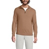 image:imageLands End Mens Fine Gauge Cashmere Quarter ZipClassic Camel