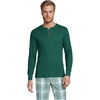 image:imageLands End Mens Knit Rib Pajama HenleyPine
