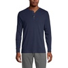 image:imageLands End Mens Knit Rib Pajama HenleyRadiant Navy