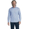 image:imageMens Traditional Fit Long Sleeve Travel Kit ShirtRadiant NavyClear Blue Plaid