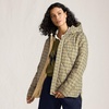 image:imageLands End FeatherFree Insulated JacketChampagneRich Coffee Plaid